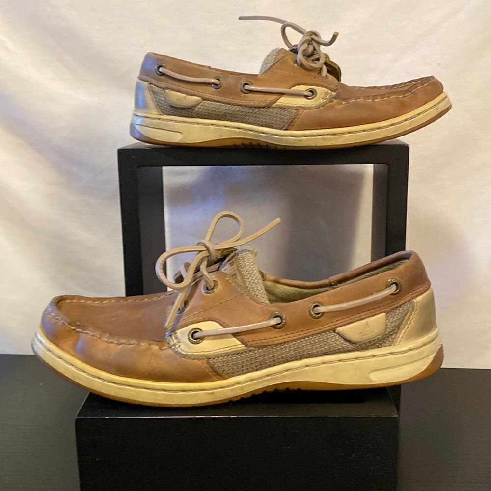 Sperry Billfish deck shoes w/no marking anti-slip soles Ladies size 7